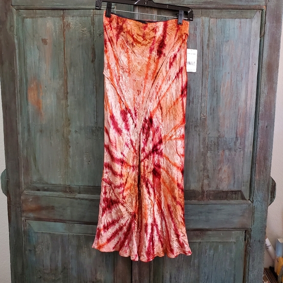 Free People - Serious Swagger Tie Dye Skirt, Size XS - Picture 2 of 4